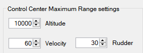 1. Maximum Range 
settings