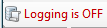 1. Toggle logging 
ON/OFF