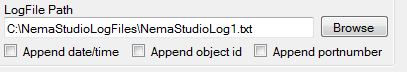 4. Logging options