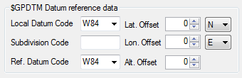 7. $GPDTM Datum reference data