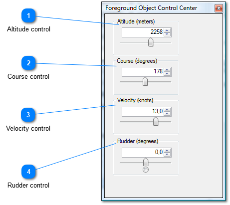 Panel: Object Control Center