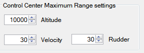 1. Maximum Range 
settings